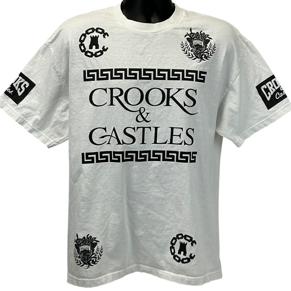 Crooks & Castles Other - Crooks and Castles T Shirt Mens XL X-Large White Streetwear Short Sleeve